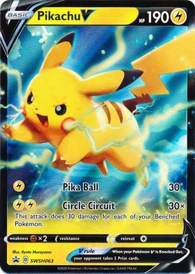 > Pikachu V // Pokémon kaart