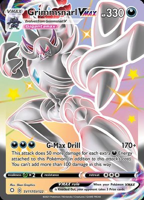 >> Grimmsnarl VMAX Shiny Rare // Pokémon kaart