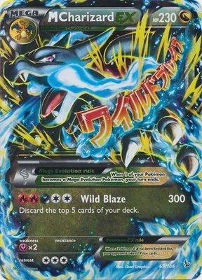 M Charizard EX - 69/106 - Full Art Ultra Rare