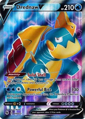 > Drednaw V Full Art - 069/073 // Pokémon kaart (Champions Path)