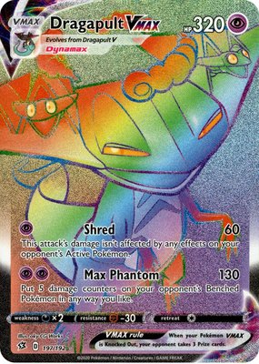 >> Dragapult VMAX - 197/192 [Hyper Rare] // Pokémon kaart (Rebel Clash)