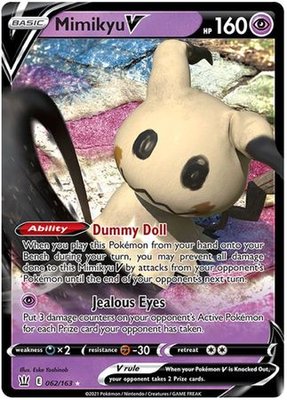 > Mimikyu  V - 062/163 // Pokémon kaart (Battle Styles)
