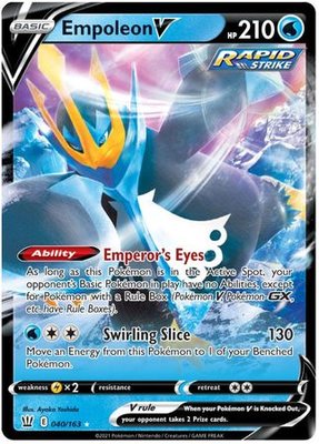> Empoleon V - 040/163 // Pokémon kaart (Battle Styles)
