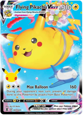 Flying Pikachu VMAX - 7/25  // Pokémon kaart (Celebrations)