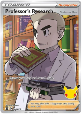 Professor's Research Full Art - 24/25 // Pokémon kaart (Celebrations)