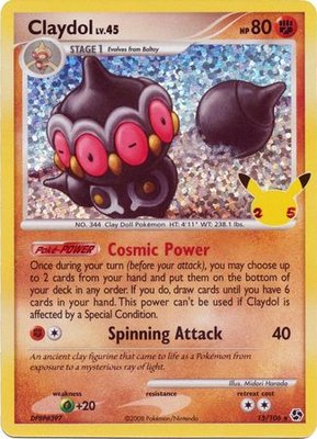 Claydol Holo Rare - 15/106 // Pokémon kaart (Celebrations)