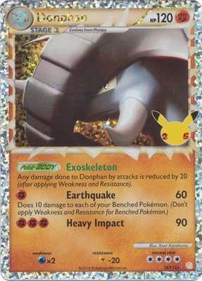 Donphan (Prime) Ultra Rare - 107/123 // Pokémon kaart (Celebrations)