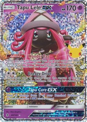 Tapu Lele GX Ultra Rare - 60/145 // Pokémon kaart (Celebrations)