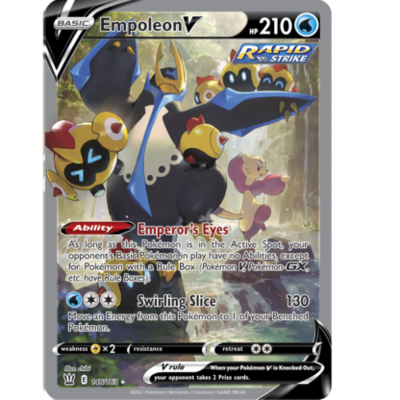 > Empoleon V Full Art - 146/163 // Pokémon kaart (Battle Styles)