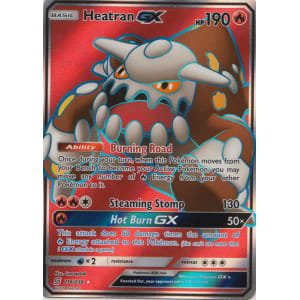 Heatran Full Art GX - 216/236 // Pokémon kaart (Unified Minds)