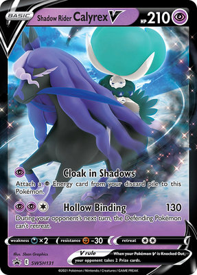 Shadow Rider Calyrex V - SWSH131 // Pokémon kaart (Sword & Shield Promo)