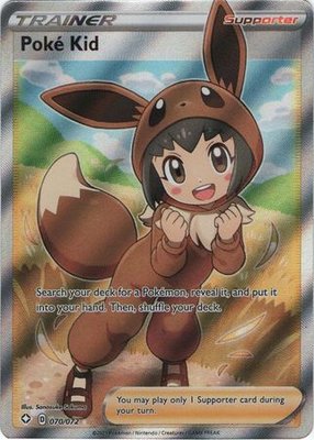 Poke Kid Full Art Trainer - 070/072 // Pokémon kaart (Shining Fates)