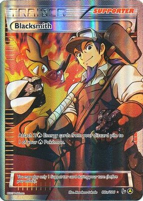 Blacksmith Full Art Trainer - 88a/106 // Pokémon kaart (Alternate Art)