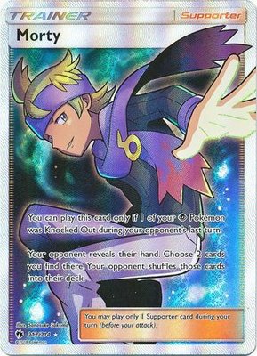 Morty Full Art Trainer - 212/214 // Pokémon kaart (Lost Thunder)