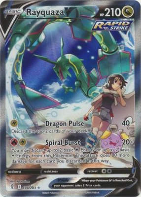 Rayquaza V [Alternate Art] - 194/203 // Pokémon kaart (Evolving Skies)