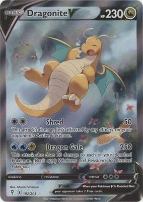 Dragonite V [Alternate Art] - 192/203 // Pokémon kaart (Evolving Skies)