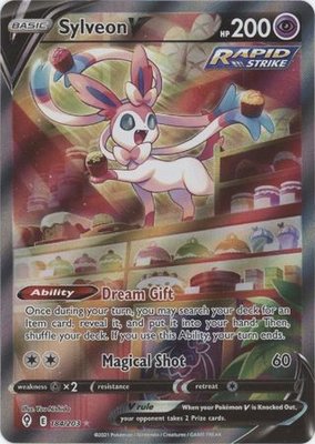 Sylveon V [Alternate Art] - 184/203 // Pokémon kaart (Evolving Skies)