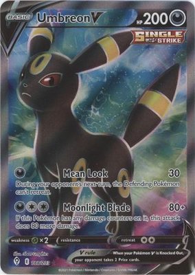 Umbreon V  - 188/203 [Full Art] // Pokémon kaart (Evolving Skies)