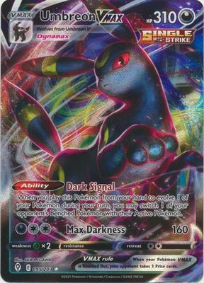 Umbreon VMAX 95/203 // Pokémon kaart (Evolving Skies)