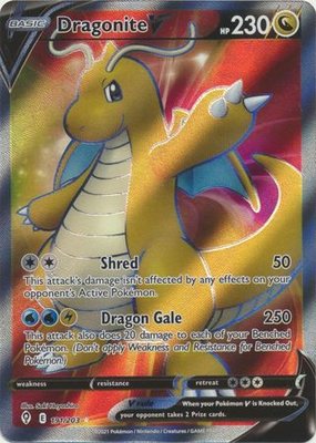 Dragonite V [Full Art] - 191/203 // Pokémon kaart (Evolving Skies)