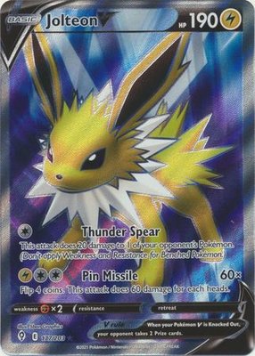 Jolteon V [Full Art] - 177/203 // Pokémon kaart (Evolving Skies)