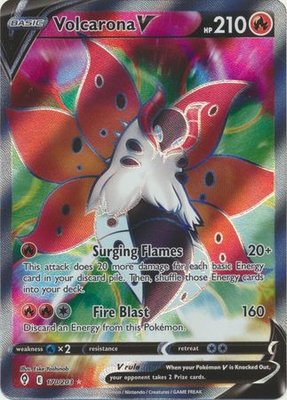 Volcarona V [Full Art] - 170/189 // Pokémon kaart (Evolving Skies)