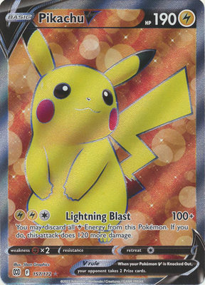 Pikachu V - 157/172 [Full Art] // Pokémon kaart (Brilliant Stars)