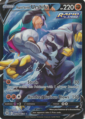 Rapid Strike Urshifu V - TG20/TG30 // Pokémon kaart (Brilliant Stars)