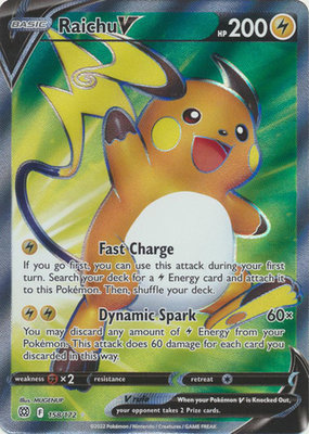 Raichu V - 158/172 [Full Art] // Pokémon kaart (Brilliant Stars)