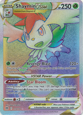 Shaymin VSTAR - 173/172 [Hyper Rare] // Pokémon kaart (Brilliant Stars)