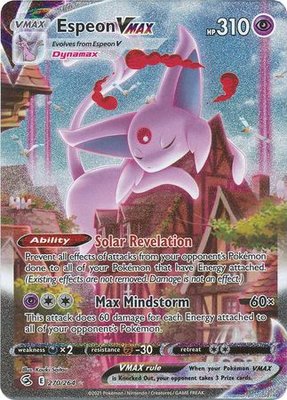 Espeon VMAX - 270/264 [Alternate Art Secret Rare] // Pokémon kaart (Fusion Strike)