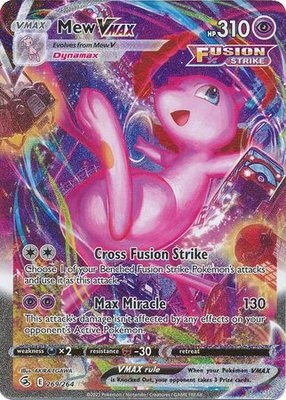 Mew VMAX - 269/264 [Alternate Art Secret Rare] // Pokémon kaart (Fusion Strike)