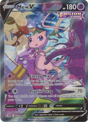 Mew V - 251/264 [Alternate Art Ultra Rare] // Pokémon kaart (Fusion Strike)