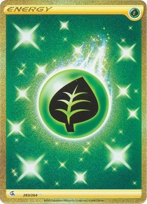 Grass Energy - 283/264 [Gold Secret Rare] // Pokémon kaart (Fusion Strike)