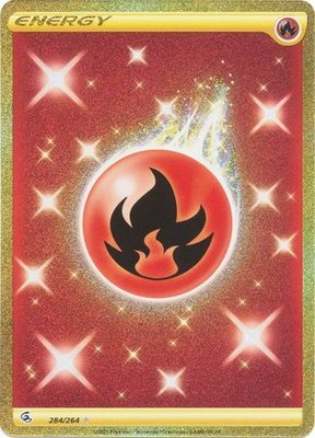 Fire Energy - 284/264 [Secret Rare] // Pokémon kaart (Fusion Strike)