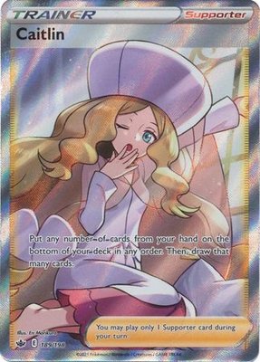 Caitlin - 189/198 [Full Art Ultra Rare] // Pokémon kaart (Chilling Reign)