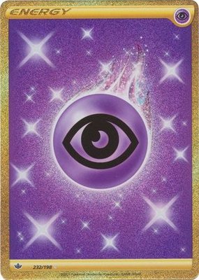 Psychic Energy- 232/198 [Gold Secret Rare] // Pokémon kaart (Chilling Reign)