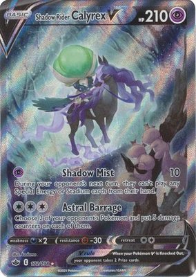 Shadow Rider Calyrex V - 172/198 [Alternate Art Ultra Rare] // Pokémon kaart (Chilling Reign)