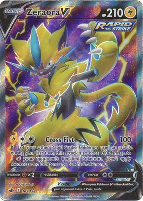 Zeraora V - 165/198 [Full Art Ultra Rare] // Pokémon kaart (Chilling Reign)