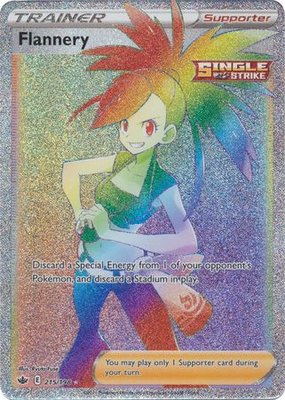 Flannery - 215/198 [Hyper Rare] // Pokémon kaart (Chilling Reign)