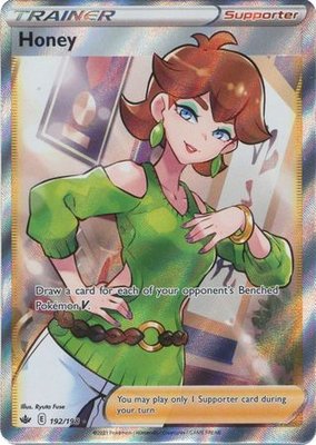 Honey - 192/198 [Full Art Ultra Rare] // Pokémon kaart (Chilling Reign)