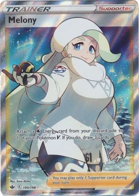 Melony - 195/198 [Full Art Ultra Rare] // Pokémon kaart (Chilling Reign)