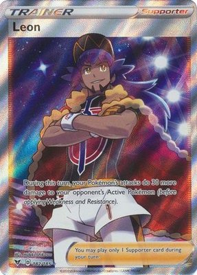 Leon - 182/185 [Full Art Ultra Rare] // Pokémon kaart (Vivid Voltage)