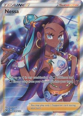 Nessa - 183/185 [Full Art Ultra Rare] // Pokémon kaart (Vivid Voltage)