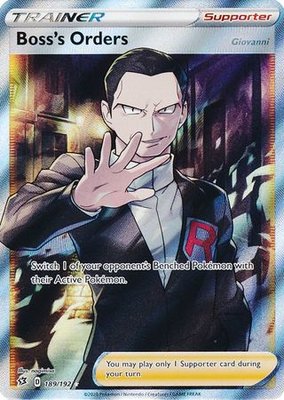 Boss's Orders - 189/192 [Full Art Ultra Rare] // Pokémon kaart (Rebel Clash)