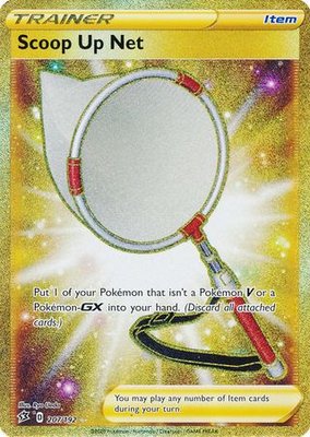 Scoop Up Net - 207/192 [Gold Secret rare] // Pokémon kaart (Rebel Clash)