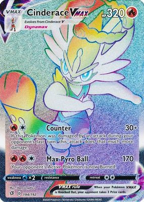 Cinderace VMAX - 194/192 [Hyper Rare] // Pokémon kaart (Rebel Clash)