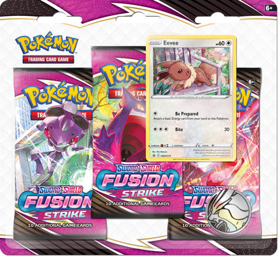 Pokémon – Fusion Strike – 3 Pack Blister Eevee