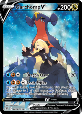 Garchomp V - TG23/TG30 - Ultra Rare // Pokémon kaart (Astral Radiance)