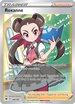 Roxanne - 188/189 - Full Art Ultra Rare // Pokémon kaart (Astral Radiance)